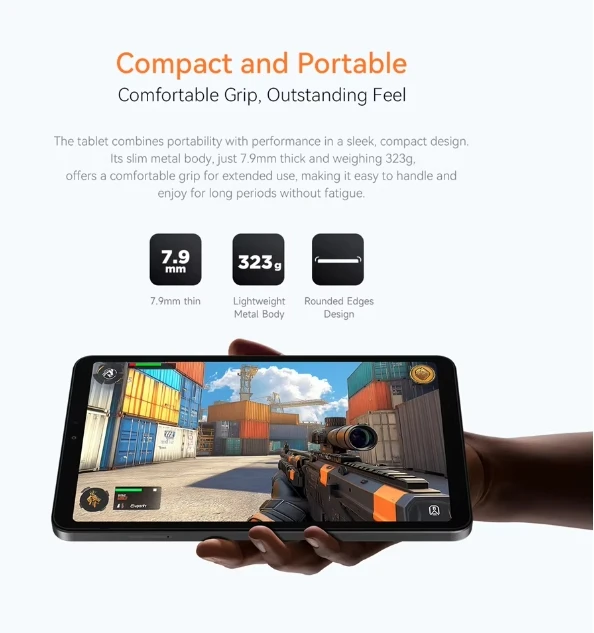 2024 Alldocube Iplay60 Mini Turbo 8.4inch Tablet PC Android14