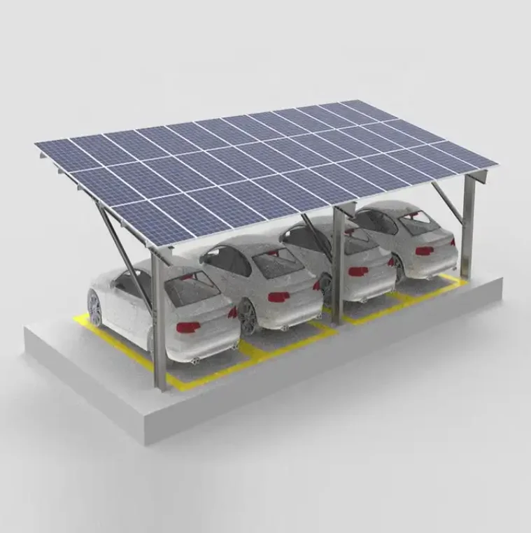 Unilateral Carport Solar Carport Mounting System For Car Parking - Buy ...