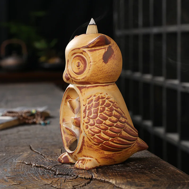 Creative-Owl-Ceramic-Backflow-