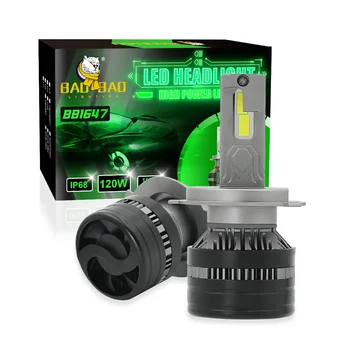 BAOBAO BB1647 High LED Light Super Bright H1 H7 H4 H11 120W LED Headlight Bulbs For Car Lighting System