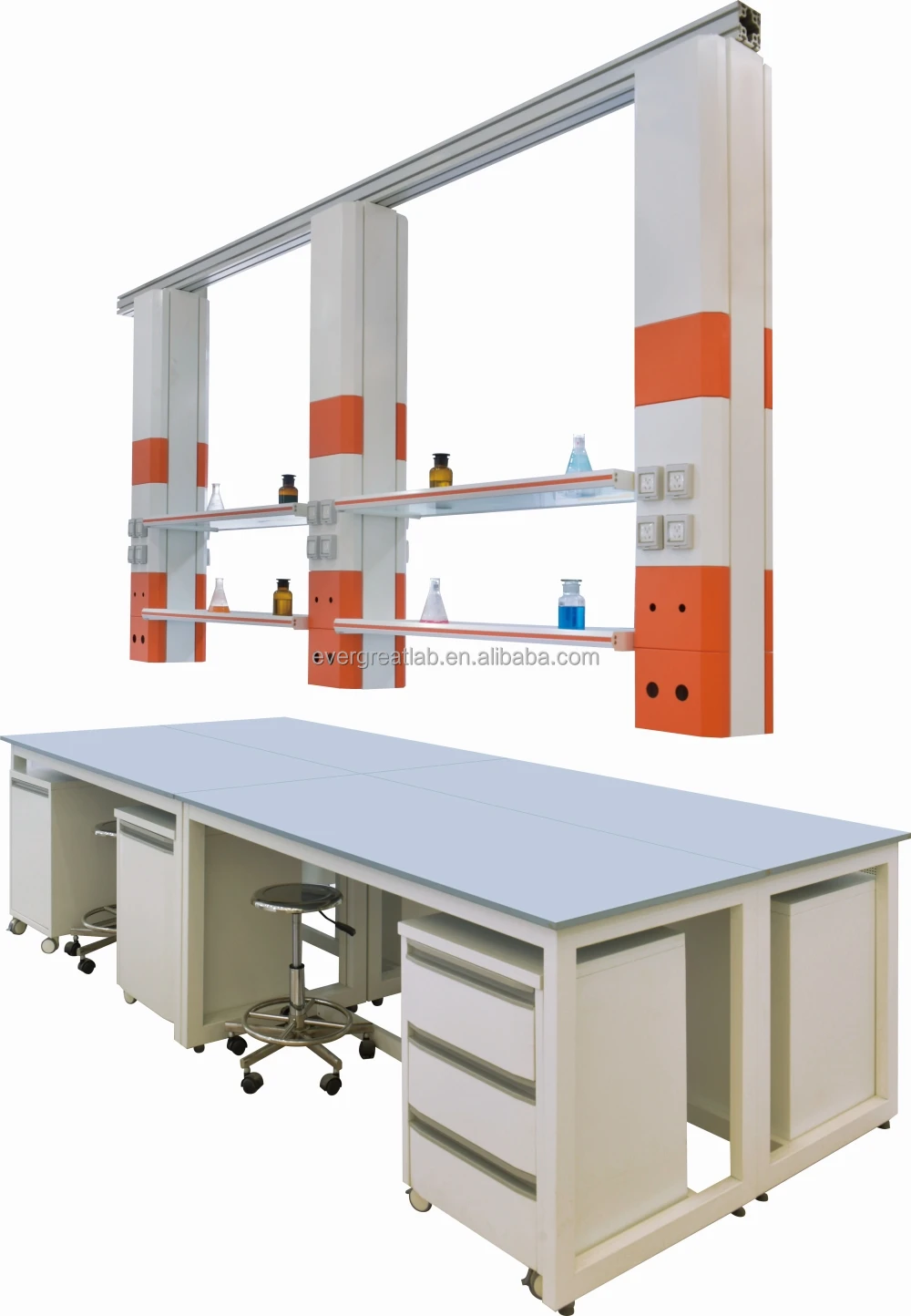 Dental School Chemical Industrial Cabinet Tables Furnitures Work Lab ...