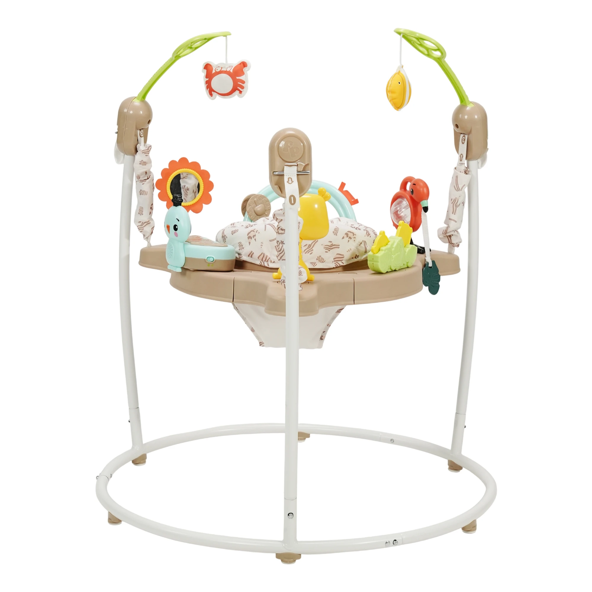 JP601 Cool Baby 2-in-1 Educational Activity Jumper with Detachable Toys