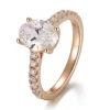 925silver  lab diamond ring