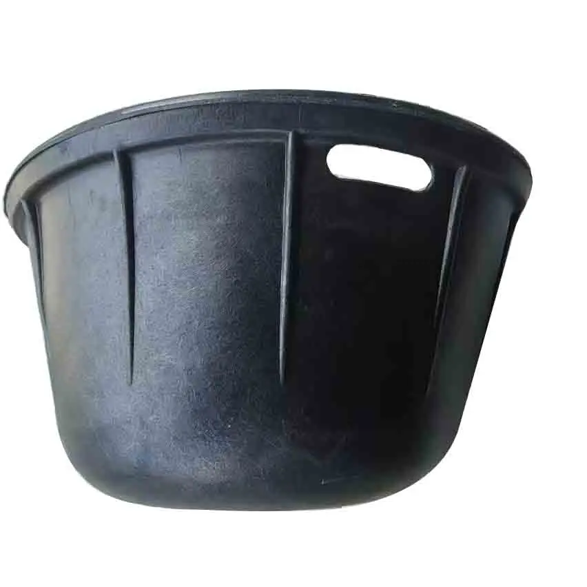 Customized Strong Tyre Rubber Bucket,Round Flexible Container&Pail,Flexible Storage Basket 45-60L,rubber Concrete Mixing Tub