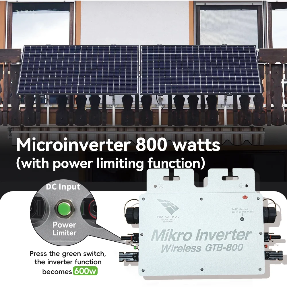 Cravatta A Griglia Inverter Solare Da 1000w, Modalità Di - Foto 3