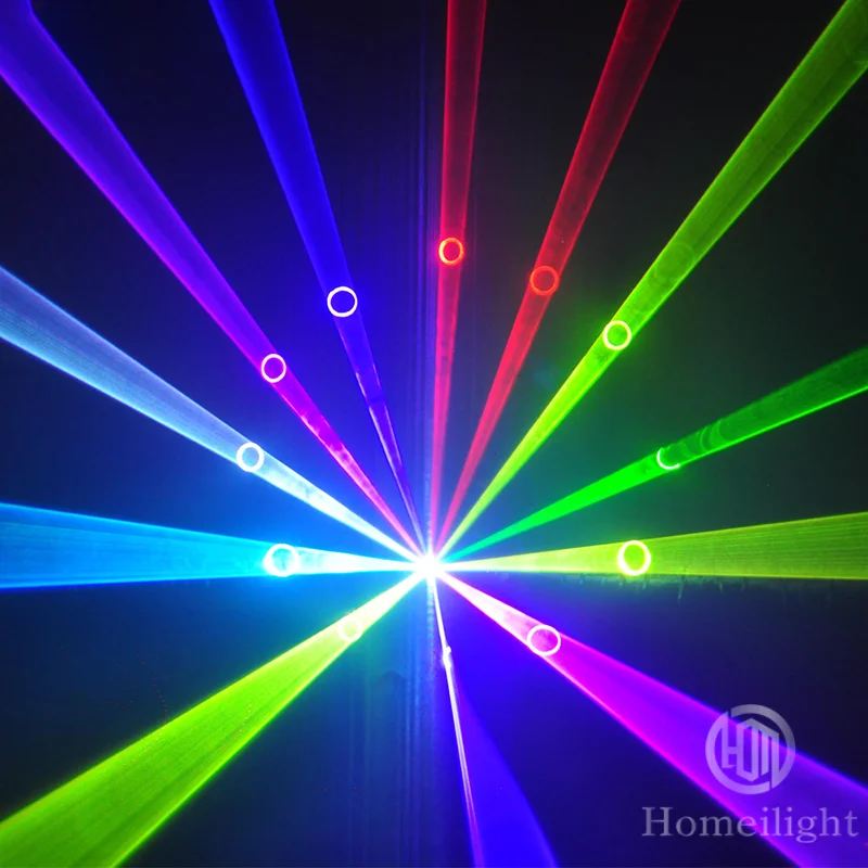 High Quality Laser Light  RGB Color Disco Laser Lights Projection Stage Lights for Wedding