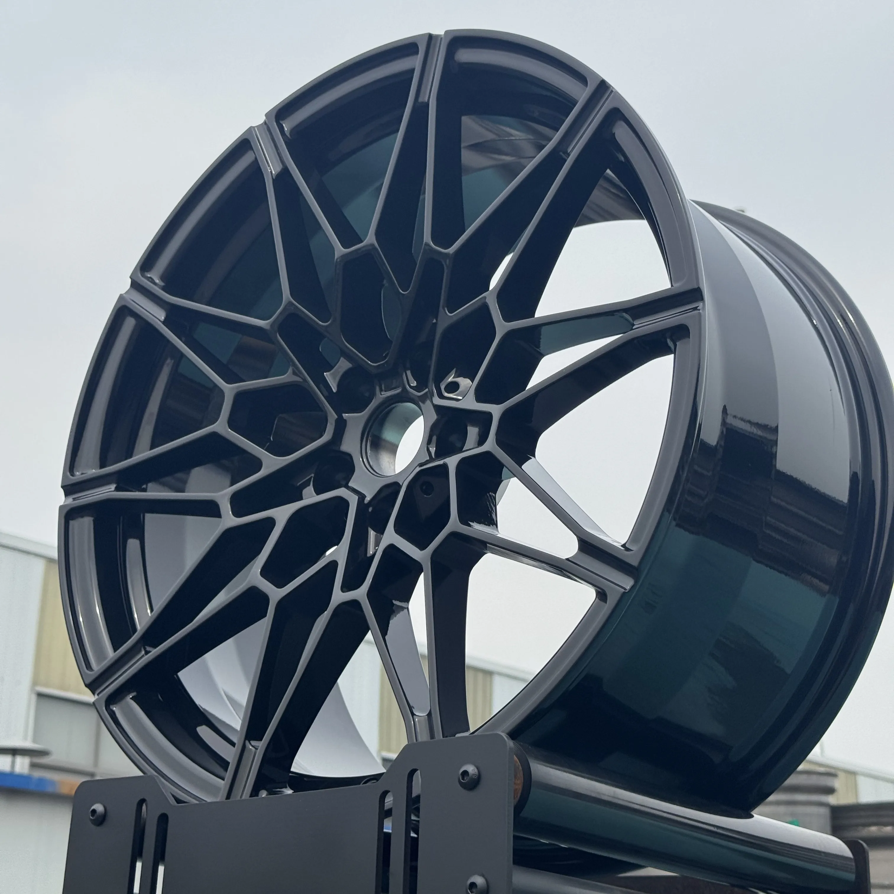 Custom Forged Aluminum Alloy Wheels With Black Car Rims For BMW M3 M4 G20 G30G28 G80 5x112