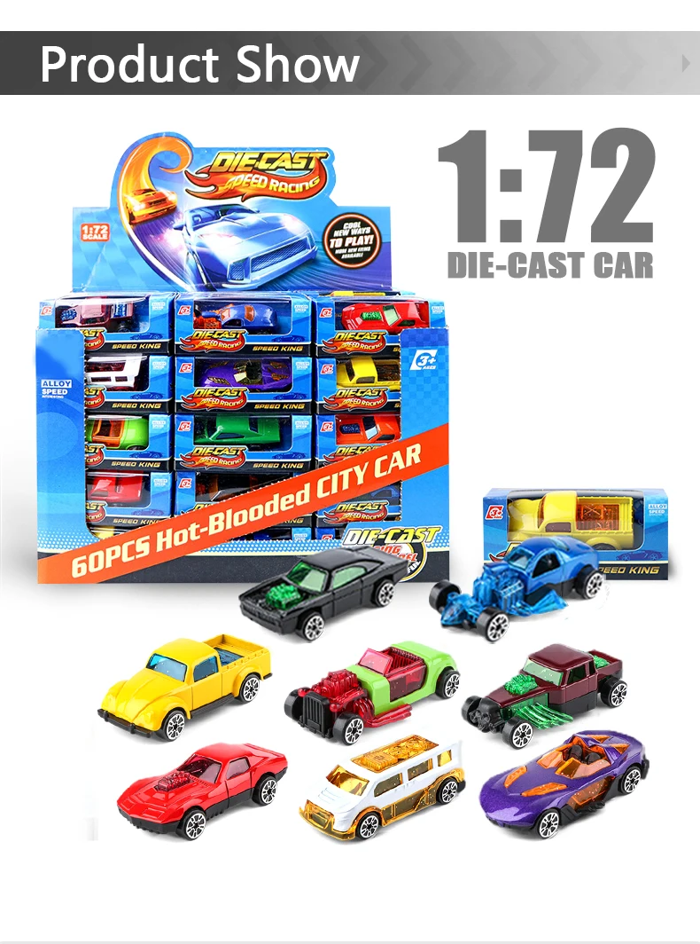 Qs Wholesale 1 64 72 Die Cast Car Vehicles Metal Set Model Toy Cars