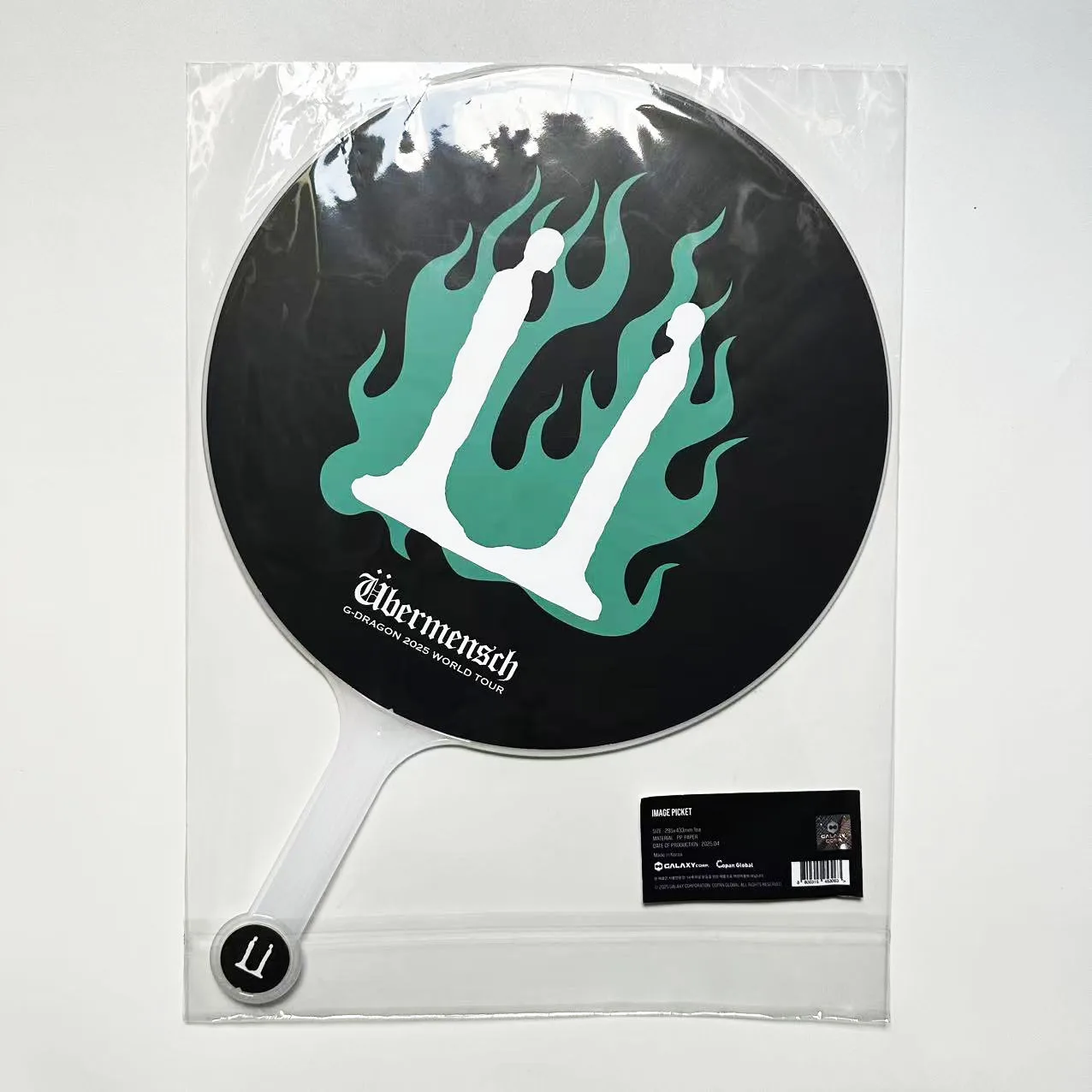 Hot Sale G-DRAGON Ubermensch GD Tokyo Tour Double-sided Hand Fan