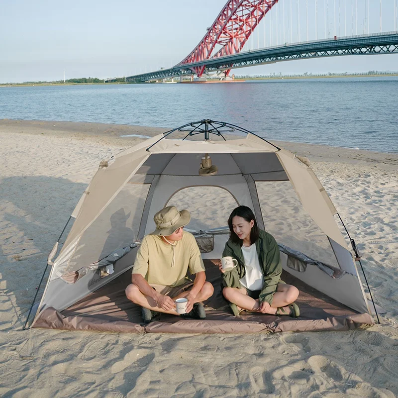 Naturehike outdoor camping UPF50+ automatic tent sun protection sunshade awning beach tent