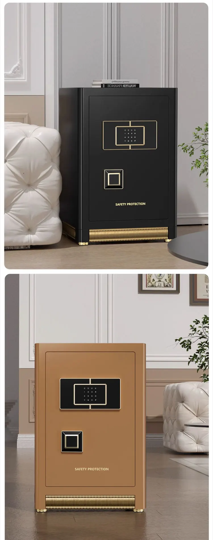 CEQSAFE Heavy-Duty Anti-Theft Steel Digital Safe Box with Fingerprint manufacture