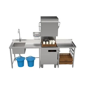 Commercial Kitchen Top Automatic Freestanding Dishwasher Portable Table for Hotel & Household Electric Power Source