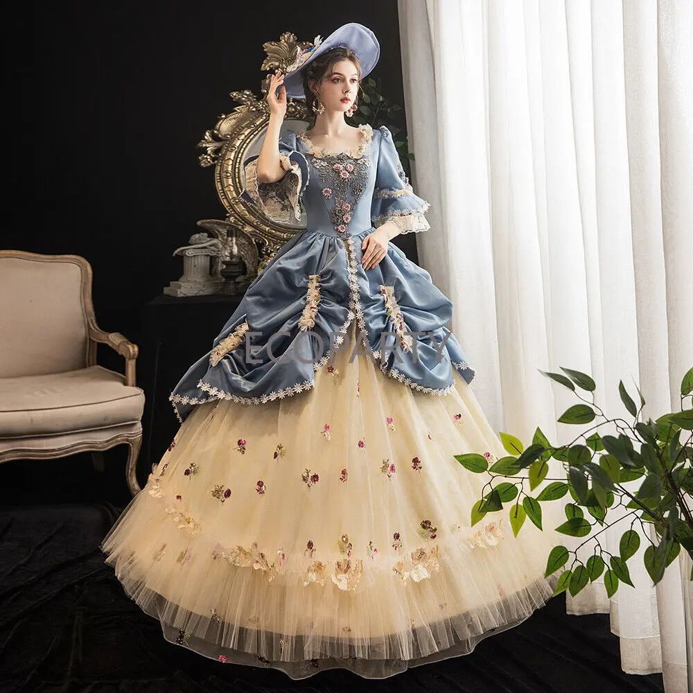 baroque prom dress French Handmade Baroque Goodness Prom Dress