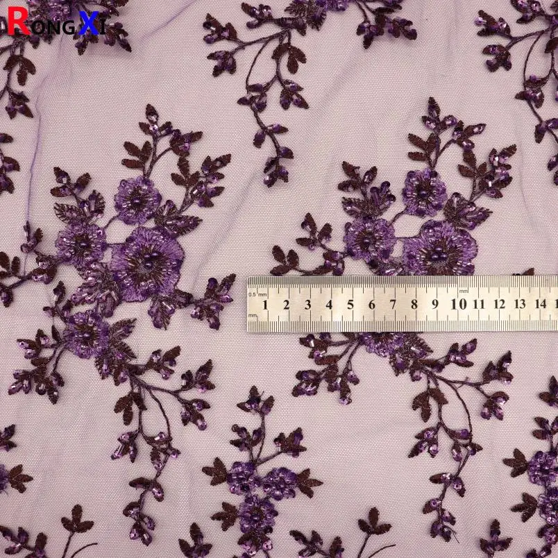 
Новая сетчатая ткань RXF1666 с бусинами Laxary по низкой цене 