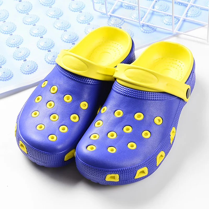 
 Женская обувь eva clog, двухцветная обувь для девушек, садовая обувь, модные женские сабо  