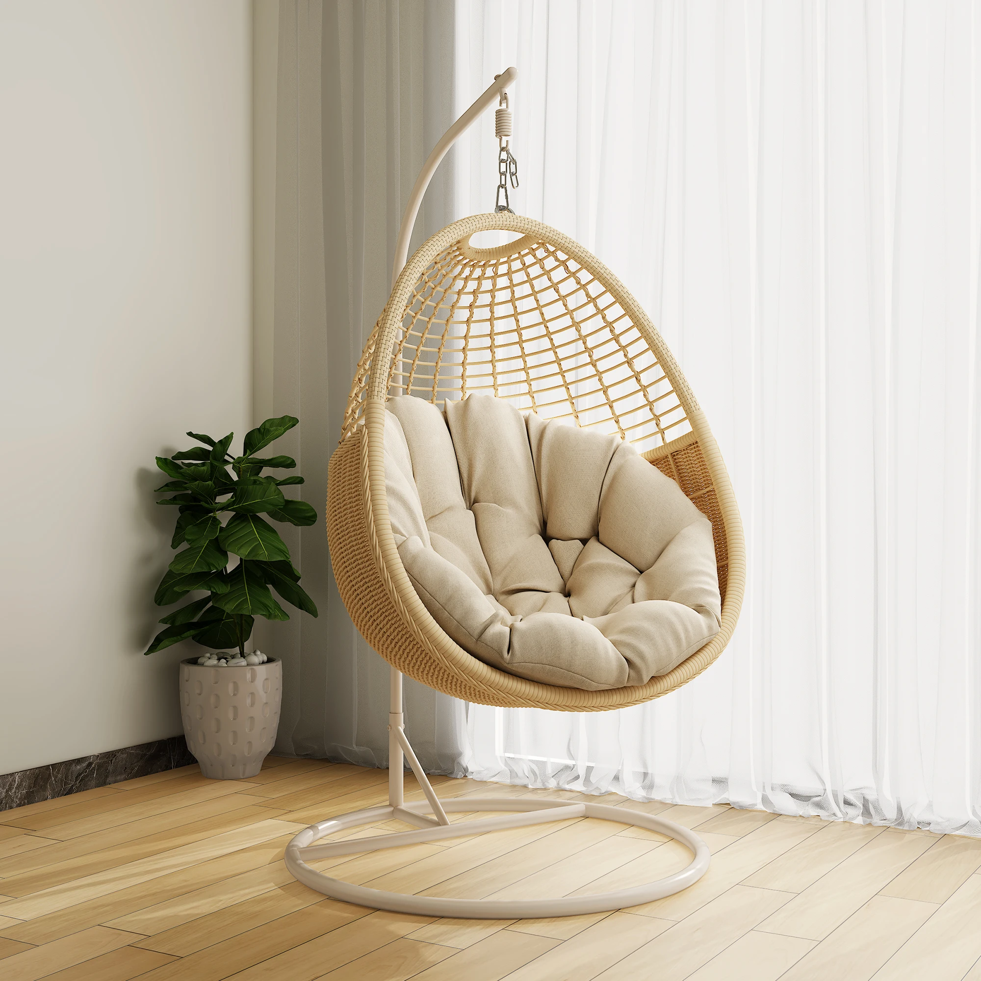 Alibaba.com: Fulin Garden Furniture Hammock Swinging Ceiling Rattan ...