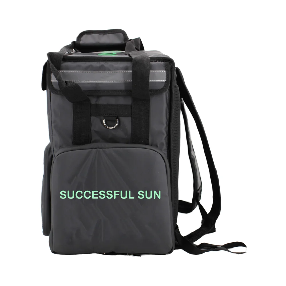 product customized  insulated  food delivery backpack thermal bag waterproof bike delivery bag-4