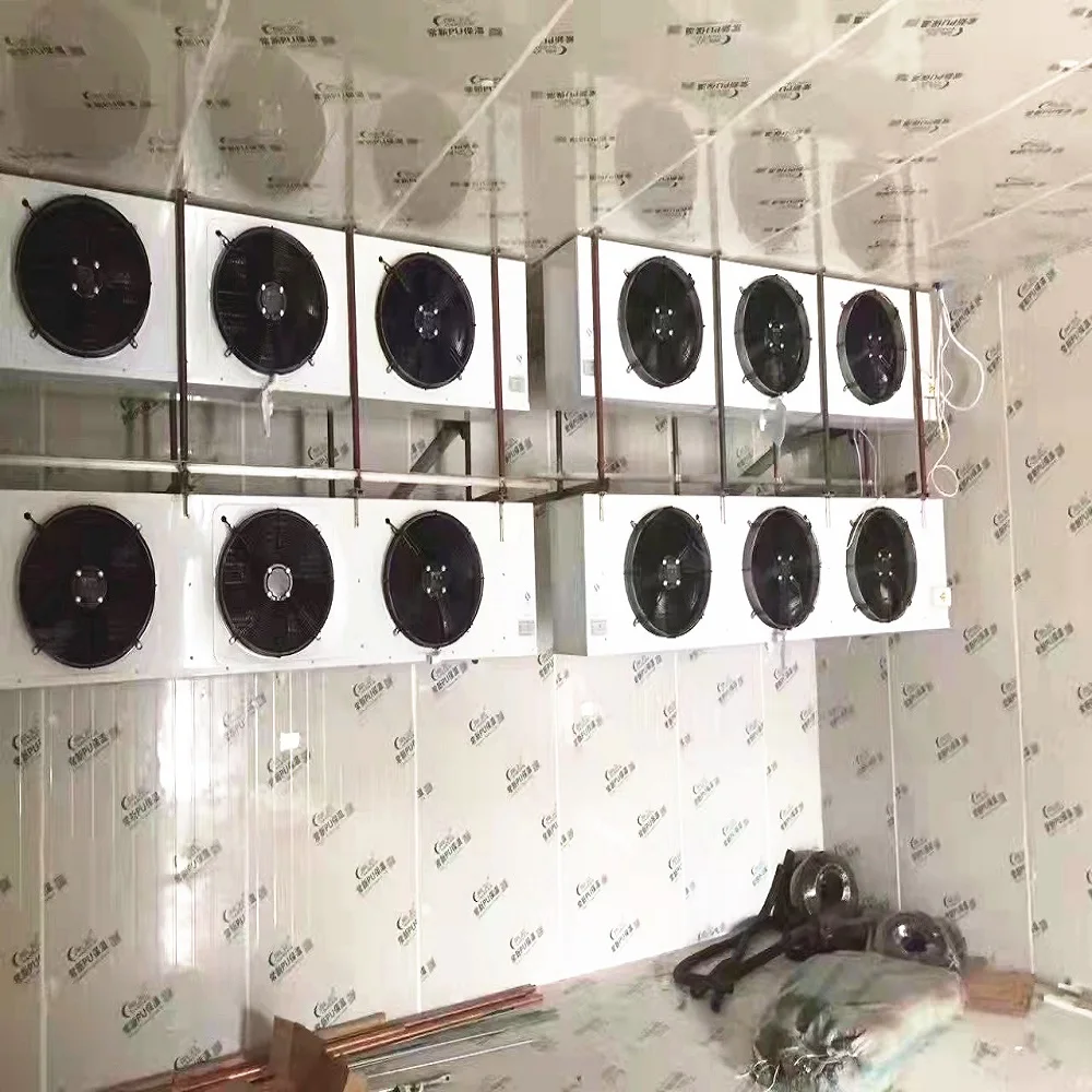 Промышленная конденсаторная установка с низким уровнем шума для холодильной