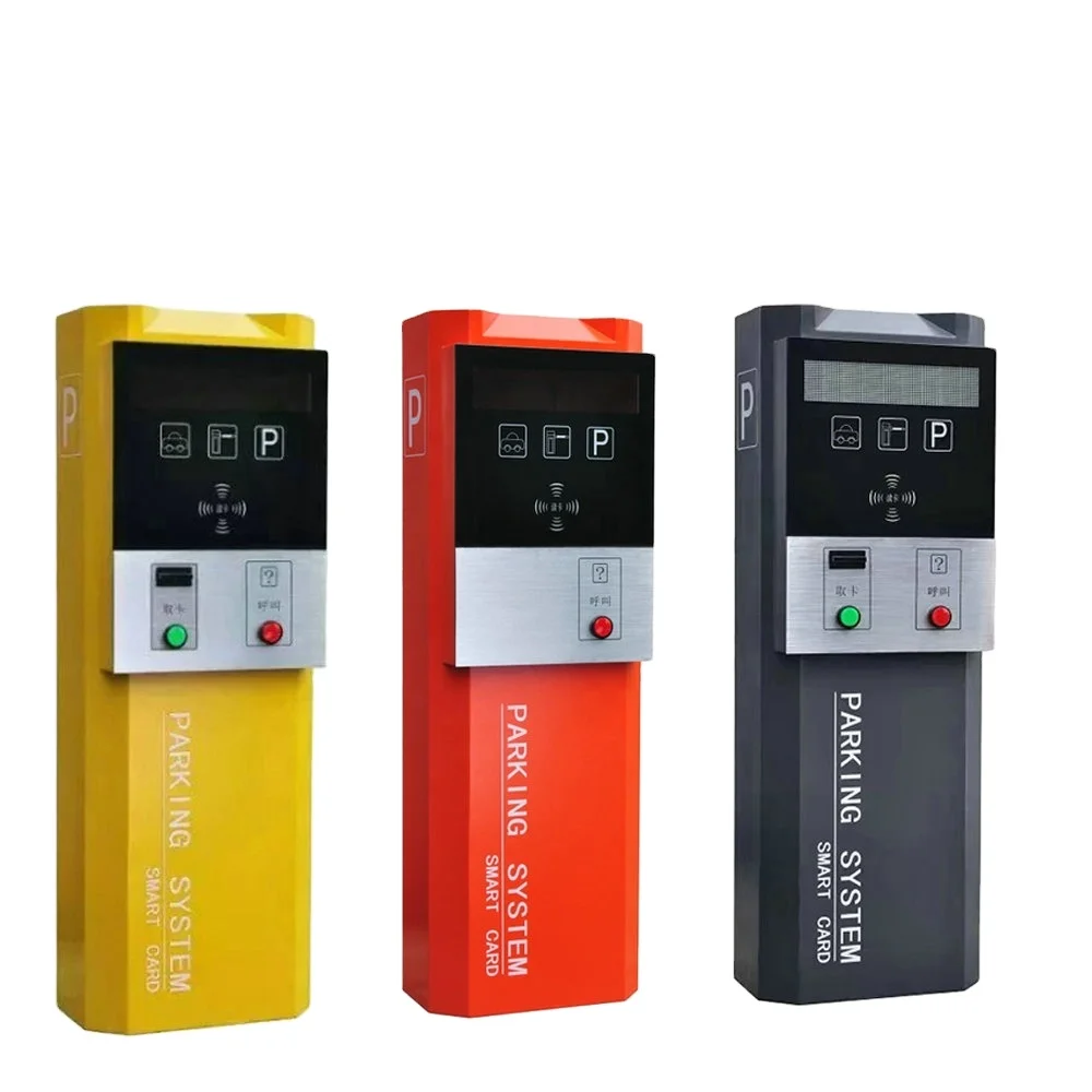Qigong Parking Ticket Machine Automatic Toll Bar Barrier Gate RFID Reader Car Parking System With Self-service Payment Machine
