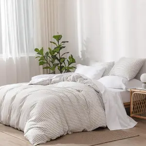 Hot Sale French Fabric Bed Linen Sheets Wholesale Bedding Duvet Cover Set Bed Linen Set Pure French Linen Bedding Sheet