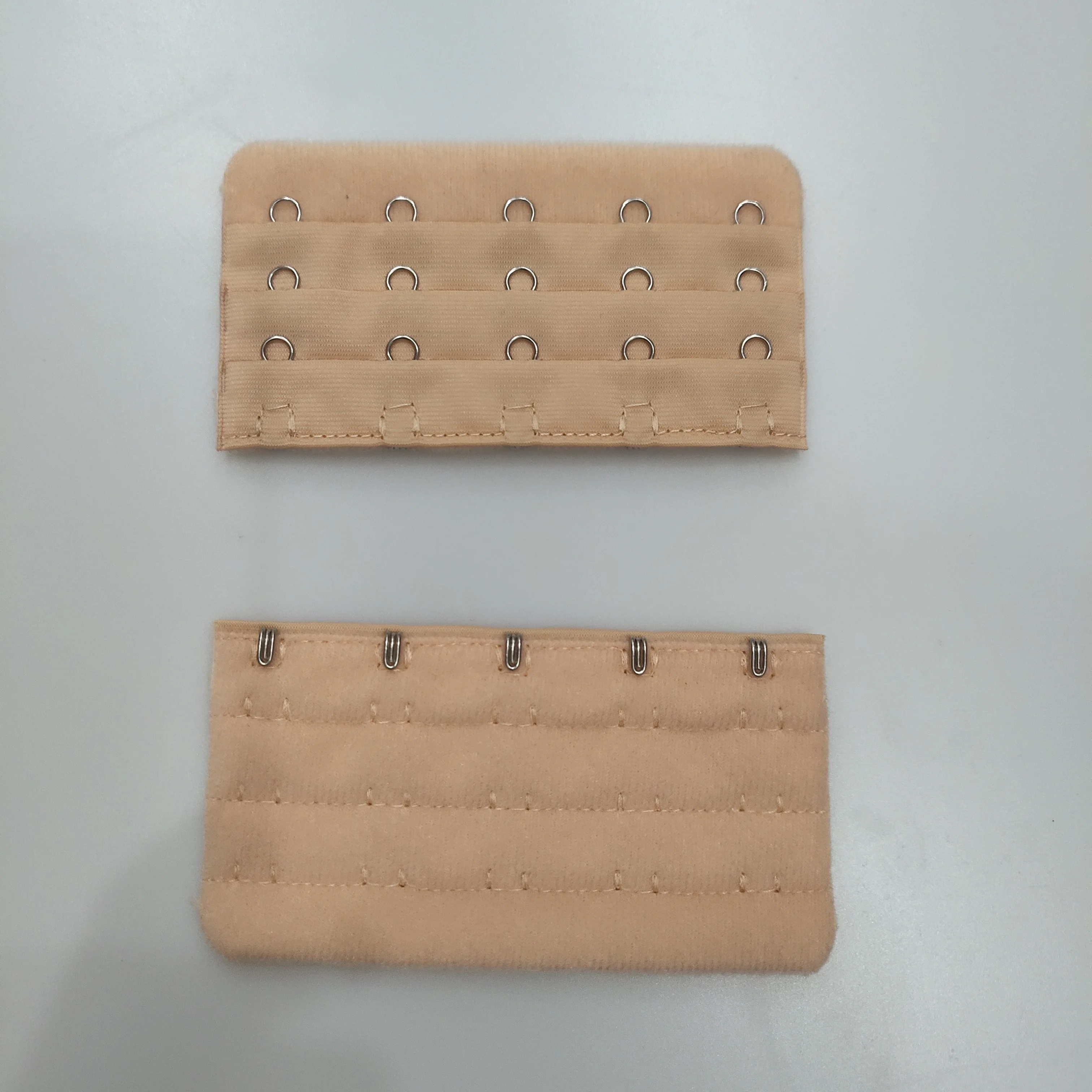 3 Rows with 5 Hooks Bra Hook and Eye Tape Closures Nylon Bra Extension Strap Bra Making Accessories