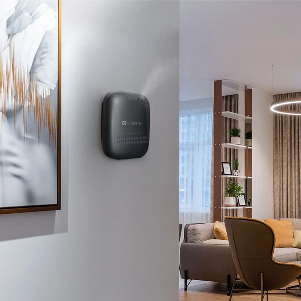 SCENTA Bluetooth Smart Control Fragrance Diffuser with App,Premium Plastic Automatic Hotel Perfume Nebulizer Diffuser Machine