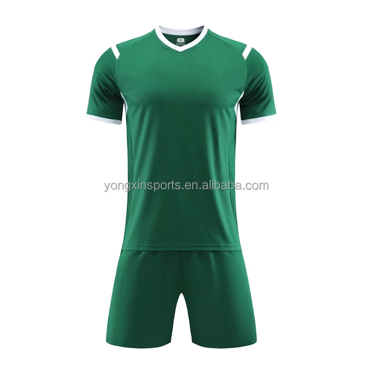 Soccer Jersey 2022 2023 Gradient Green And White Stripe Sublimation Soccer  Shorts Football Shirt Men Training Football Kits