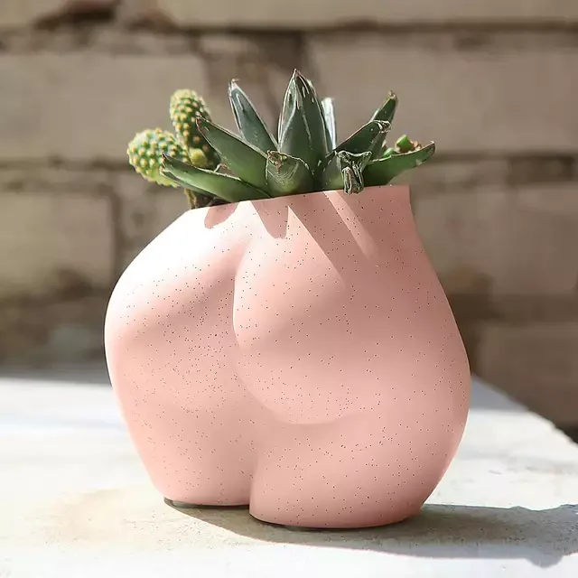 Wholesale Ceramic Butt Pots - Boho Chic Succulent Planters