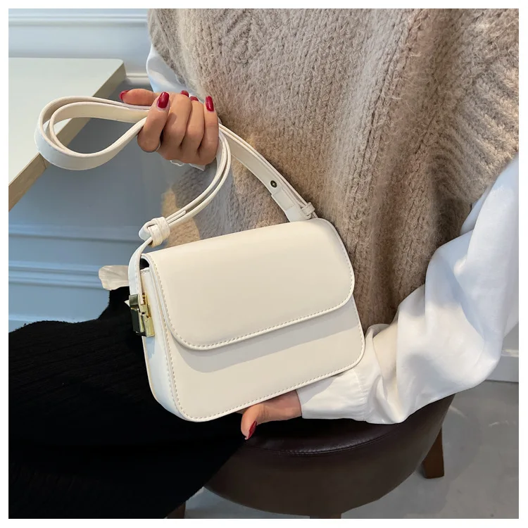 Ladies White Luxury Simple Sling Bag Korean Fashion Women's Shoulder  Messenger Bag for Girls Custom Luxury Hand Bags
