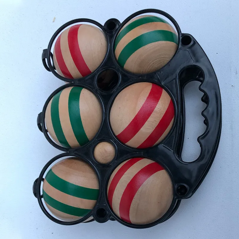 Bocce Balls Set Outdoor Family Bocce Games For Backyard Hot Sale Wooden