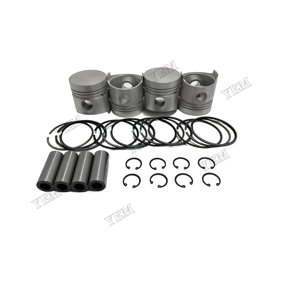 For Kubota V1502 Overhaul Rebuild Piston with Ring Rebuild Kit Excavator Engine Parts