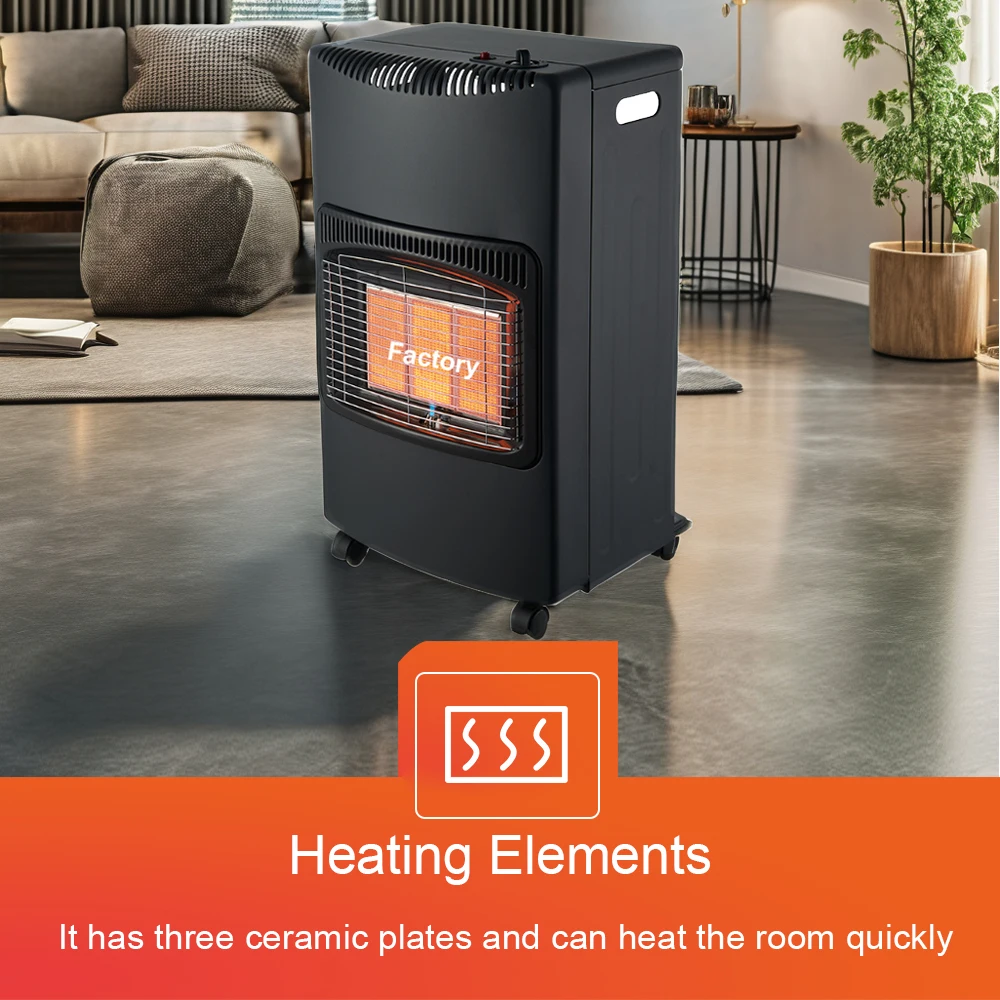 Electric Indoor Portable Gas Heater Freestanding Infrared Heater