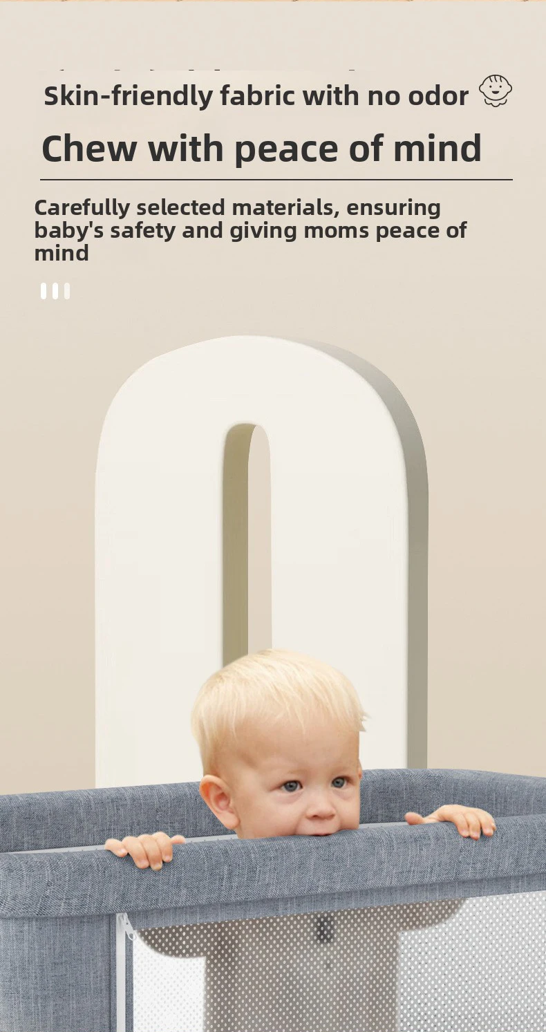 Modern Multi-functional Kids' Baby Crib Cot Baby Bassinet Cradle 3 in 1 Travel Baby Bed with Breathable Net Bedside Sleeper