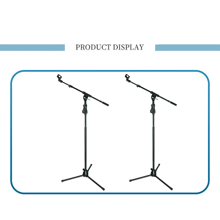 Professional Tripod Custom Microphone Stand Design Table Mic Stand Folding