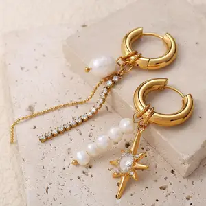 Earrings 2026 New Eight-pointed Star Circle Tassel Bohemian Style Promotional Gift Wife Retro Drop Earrings Wife Christmas