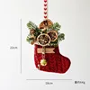 Decorated socks with golden bells/64g