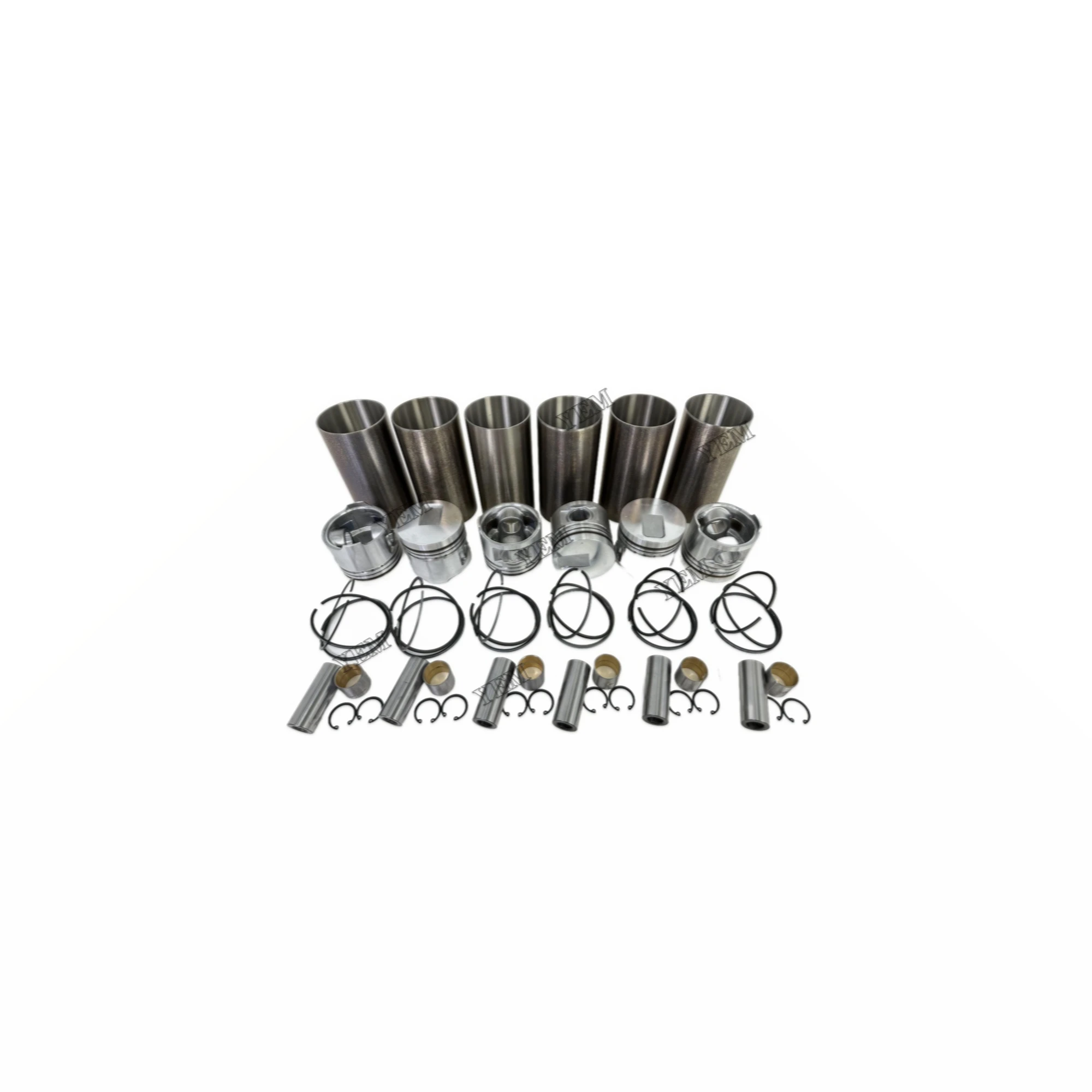 Aftermarket S6S Cylinder Liner Kit for Mitsubishi Engine Rebuild Kit Cylinder Liner Kit Standard Size Engine Parts