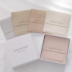 Wholesale Custom Microfiber Suede Jewelry Bags, Multipurpose for Necklace, Bracelet, Ring, Earring Packaging & Organization