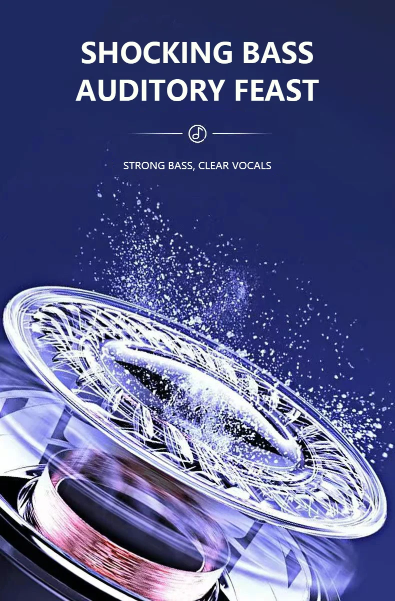 LED Light Portable Bluetooth Speaker Wireless Bass Column Waterproof Outdoor USB Speakers Support AUX TF Subwoofer