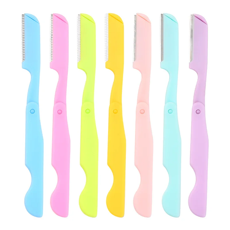Factory Direct Price Colorful Eyebrow razor Mini Popular Eyebrow Trimming razor