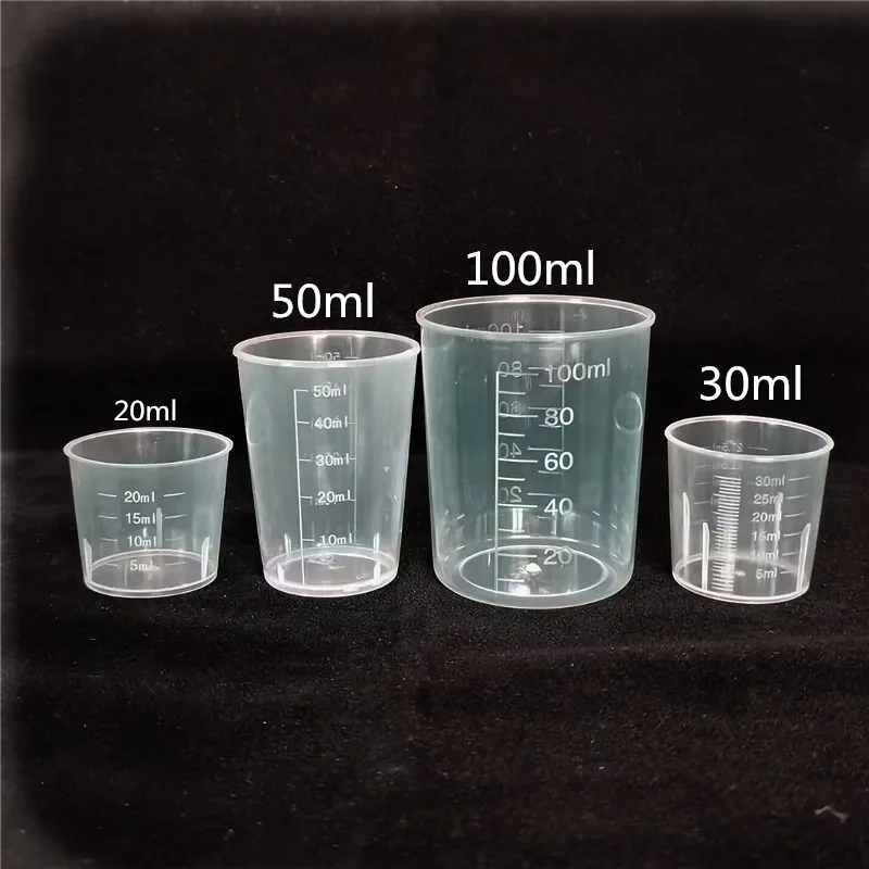 Pp Plastic 20ml Liquid Scale Measurement Cup Medicine Measuring Cups In