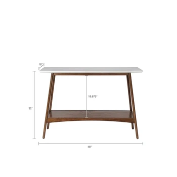 Custom Wood Console Table Modern Wooden Entryway Table for Display