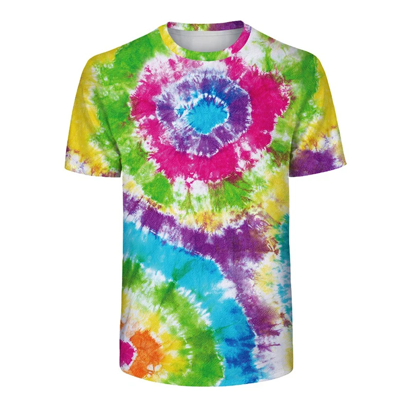 Tie Dye T Shirt Top Tee Tye Die Music Festival Hipster Indie Retro Unisex  Tshirt