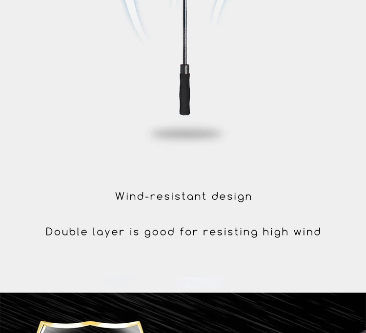 Commercial Auto Open Vented Oem Rpet Design Golf Umbrella Custom Logo Double Waterproof Umbrella