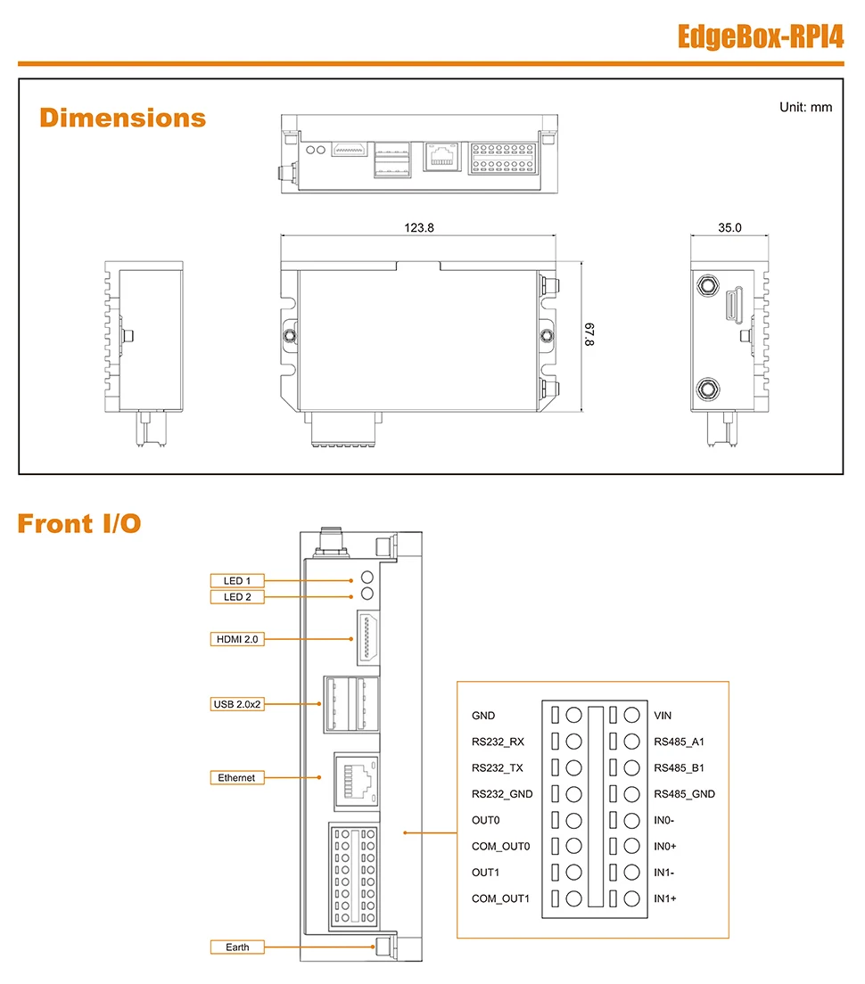 Raspberry Pi PLC Controller with KNX CM4 for Industrial Automation - 2 ...