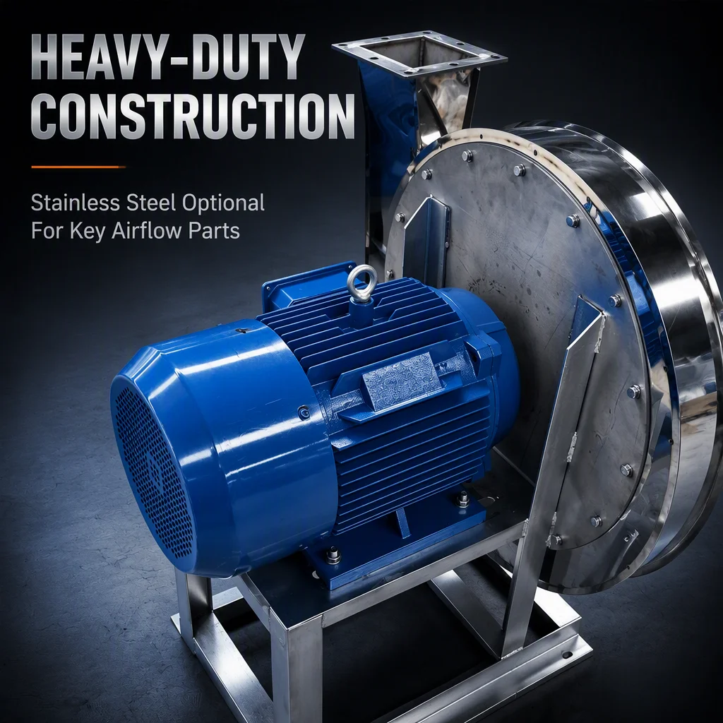 Corrosion-resistant High-pressure Centrifugal Ventilator - detail 10