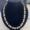 Gold and white diamonds