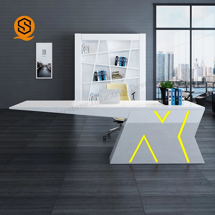 Luxury Design Office Furniture Desk boss Table Manager Acrylic Table