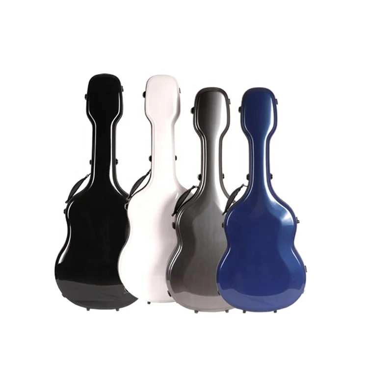 High quality  custom colourful shaped acoustic fiberglass guitar hard case G-5004GF classical 39\
