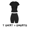 Tshirt set-Black